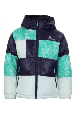 Gewatteerde Jas met Capuchon Galea Paars - Blauw