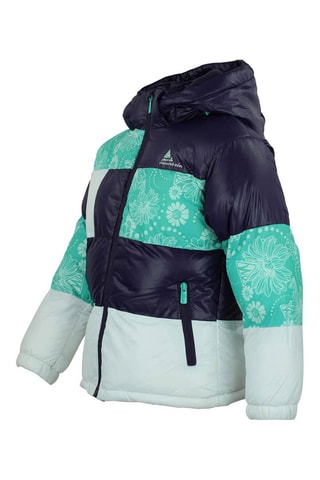 Gewatteerde Jas met Capuchon Galea Paars - Blauw