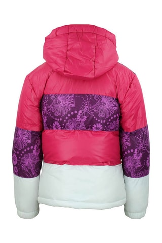 Gewatteerde Jas met Capuchon Galea Fuchsia - Rood