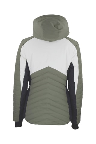 Gewatteerde Jas met Capuchon Acharme - Hemelsblauw - Zwart en groen