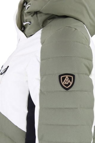 Gewatteerde Jas met Capuchon Acharme - Hemelsblauw - Zwart en groen