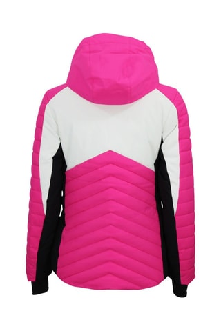 Gewatteerde Jas met Capuchon Acharme - Hemelsblauw - Wit en roze