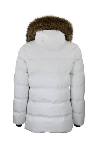 Parka met Capuchon Anory - Wit - Zwart en wit
