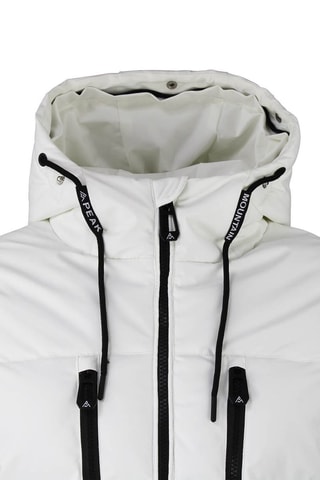 Parka met Capuchon Anory - Wit - Zwart en wit