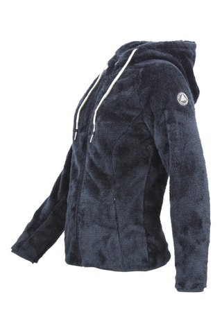 Fleece Jasje met Capuchon Alanzo - Zwart - Zwart