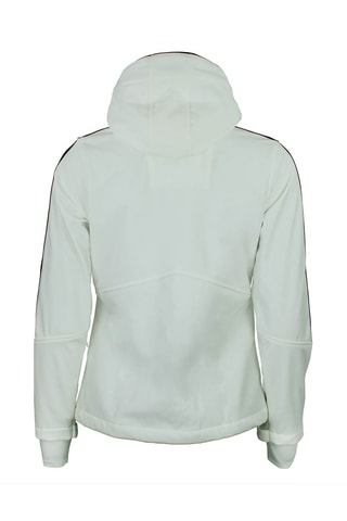 Jas met Capuchon Softshell Argan Wit - Wit