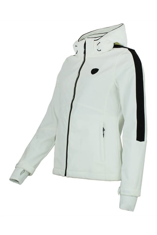 Jas met Capuchon Softshell Argan Wit - Wit