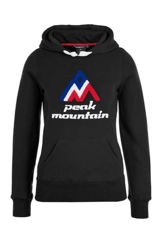 Sweater met Capuchon Adriver Peak Mountain - Zwart - Zwart