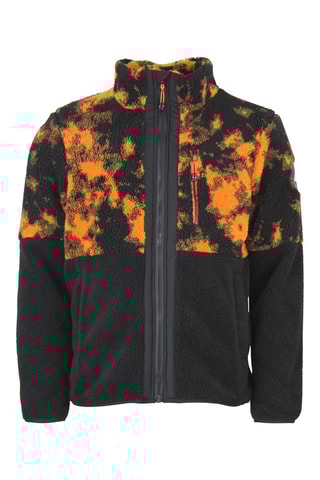 Fleece Jasje Caforn - Zwart en oranje - Oranje en zwart