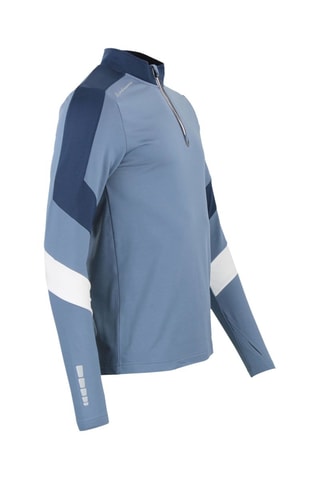 T-shirt Caspiro - Blauw - Wit en blauw