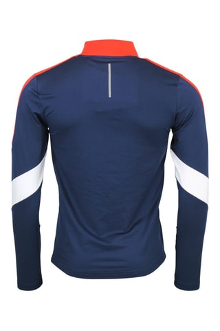 T-shirt Caspiro - Blauw - Wit, blauw en oranje