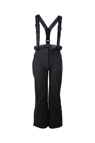 Skibroek Softshell Gashell Zwart - Zwart