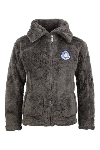 Fleece Jasje Fasana Donkerbruin - Grijs