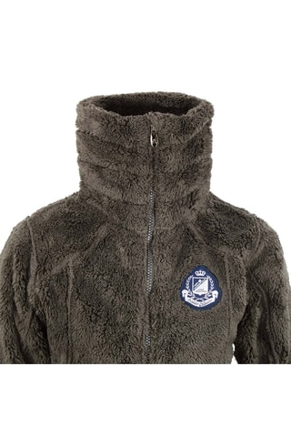 Fleece Jasje Fasana Donkerbruin - Grijs