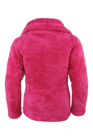Fleece Jasje Fasana Donkerbruin - Roze