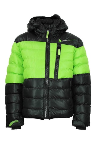 Gewatteerde Jas met Capuchon Ecaptin Zwart - Zwart