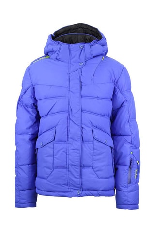 Gewatteerde Jas met Capuchon Ganecy Indigoblauw - Blauw