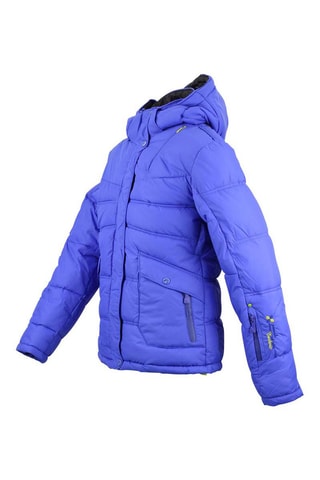 Gewatteerde Jas met Capuchon Ganecy Indigoblauw - Blauw