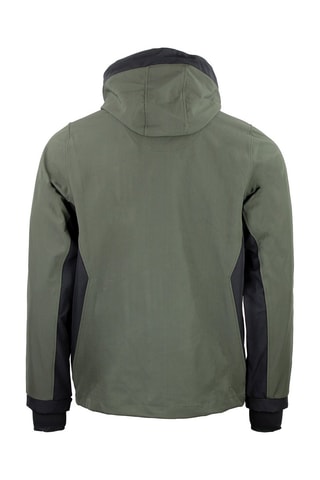 Softshell Jack Cafe - Grijs - Groen