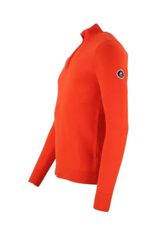 Wollen Trui Charlito - Marineblauw - Oranje