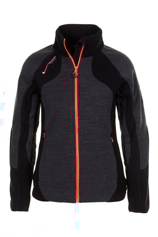 Fleece Jack Acut Peak Mountain - Zwart en Grijs - Zwart