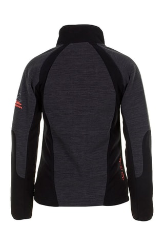 Fleece Jack Acut Peak Mountain - Zwart en Grijs - Zwart