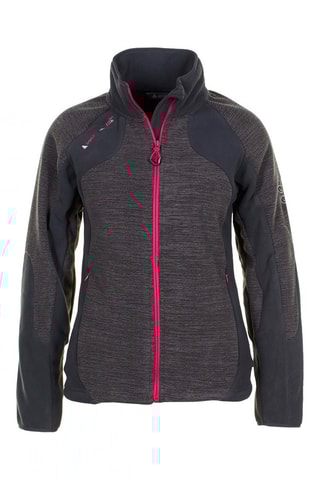 Fleece Jack Acut Peak Mountain - Zwart en Grijs - Zwart