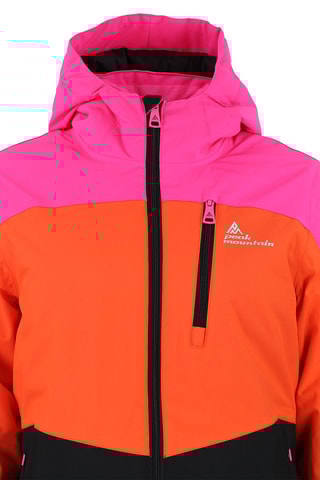 Jasje met Capuchon en Broek - Roze - Zwart, oranje en roze