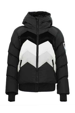 Gewatteerde Jas met Capuchon Arulis - Zwart - Zwart