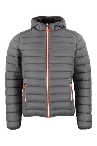 Gewatteerde Jas met Capuchon Caen Grijs - Grijs