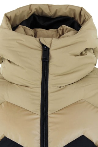 Gewatteerde Jas met Capuchon Arulis - Beige - Zwart, wit en beige