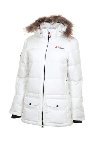 Gewatteerde Jas met Capuchon Atole Wit - Wit