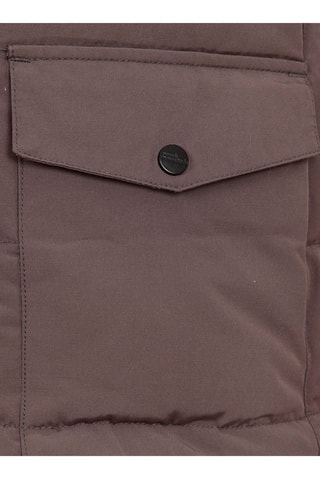 Gewatteerde Jas met Capuchon Atole Wit - Bruin