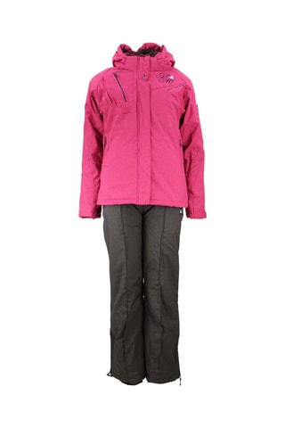 Jasje en Skibroek Gazly Fuchsia en Koffiebruin - Roze