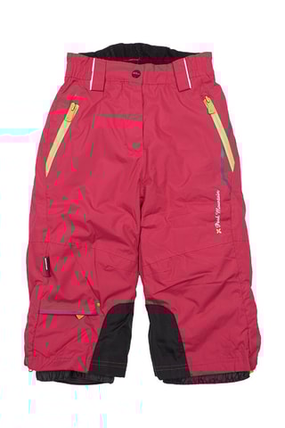 Jasje met Capuchon en Skibroek Gauline - Frambozenrood - Wit, zwart en rood