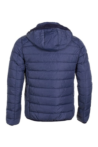 Gewatteerde Jas met Capuchon Cenzo Peak Mountain - Gemêleerd Lichtgrijs - Blauw