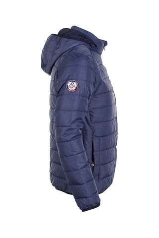 Gewatteerde Jas met Capuchon Cenzo Peak Mountain - Gemêleerd Lichtgrijs - Blauw