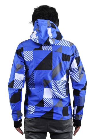 Jack met Capuchon Cover Peak Mountain - Blauw en Grijs - Blauw