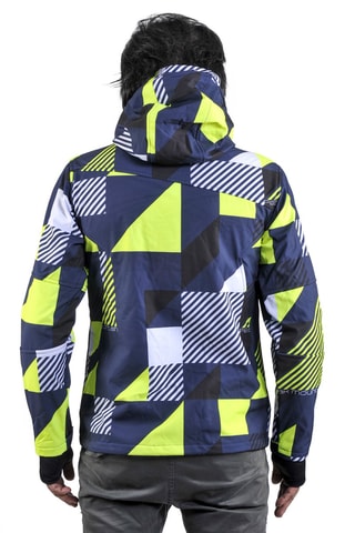 Jack met Capuchon Cover Peak Mountain - Blauw en Grijs - Blauw