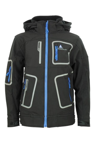 Softshell Jasje Ecoftibi Zwart - Zwart