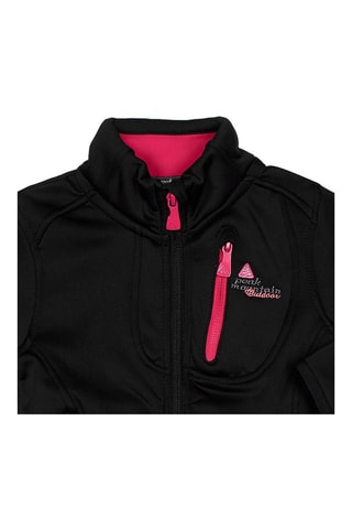 Fleece Jasje Gaynur Peak Mountain - Zwart - Zwart