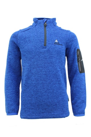 Fleece Trui Ecypa Gemêleerd Limoengroen - Blauw