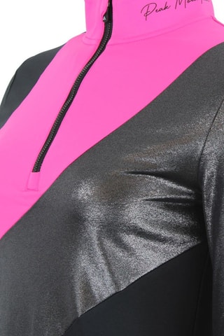 T-shirt Abrille - Fuchsia en Zwart - Zwart en roze