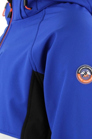 Jack met Capuchon Softshell Cametis  Koningsblauw en Wit - Blauw