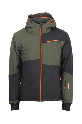 Jasje met Capuchon en Skibroek Cardio - Kaki - Zwart en groen