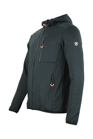 Fleece Jasje met Capuchon Campo Zwart - Zwart