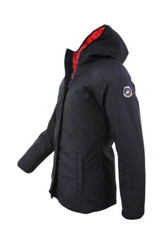 Dubbelzijdige Parka Cesario Zwart en Rood - Zwart