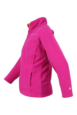 Fleece Jasje Facesare Fuchsia - Roze