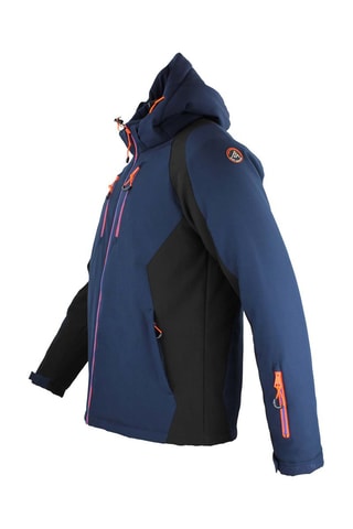 Softshell Jasje met Capuchon Cabilan Marineblauw en Zwart - Blauw