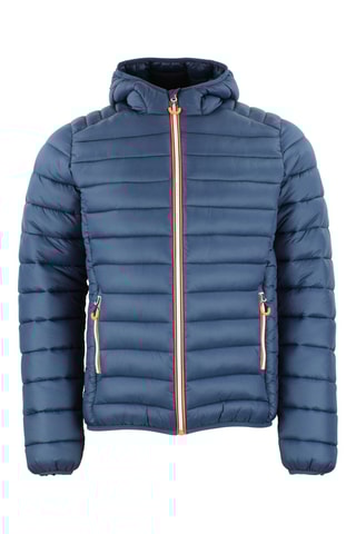 Gewatteerde Jas met Capuchon Caen Nachtblauw - Blauw